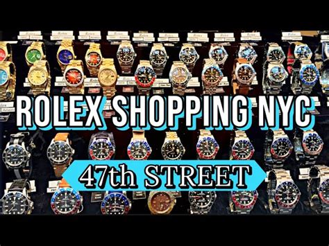 rolex diamond district nyc|47th street watch dealers.